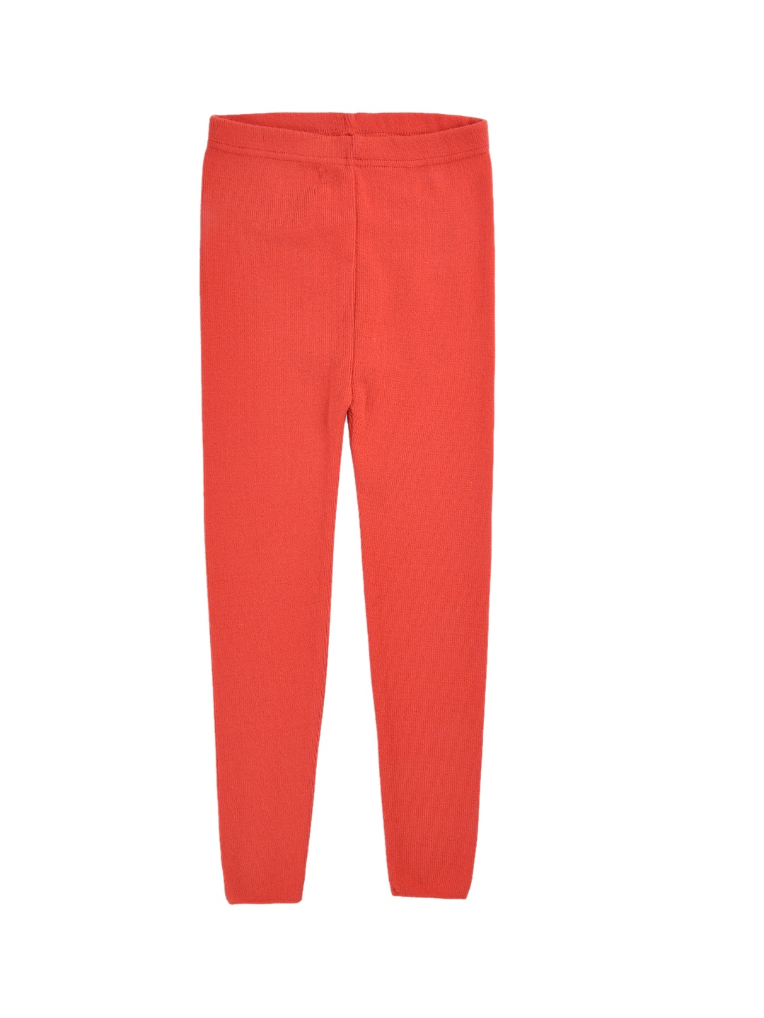 

RVK Girls Purple Solid Ankle-Length Leggings, Orange