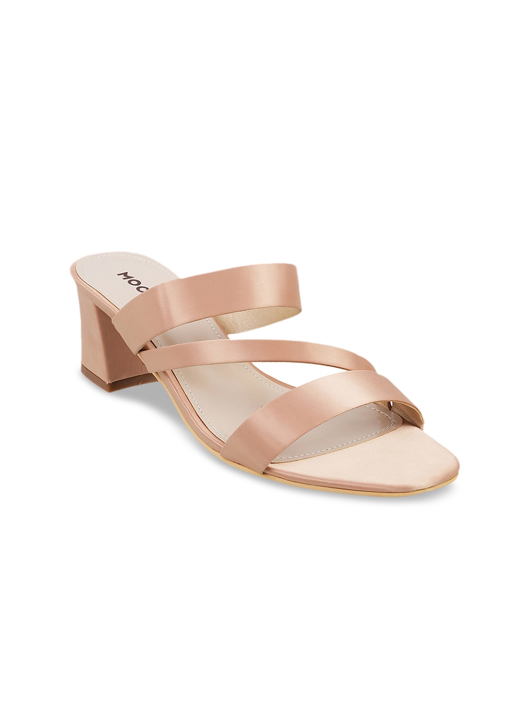 

Mochi Women Pink Solid Heels