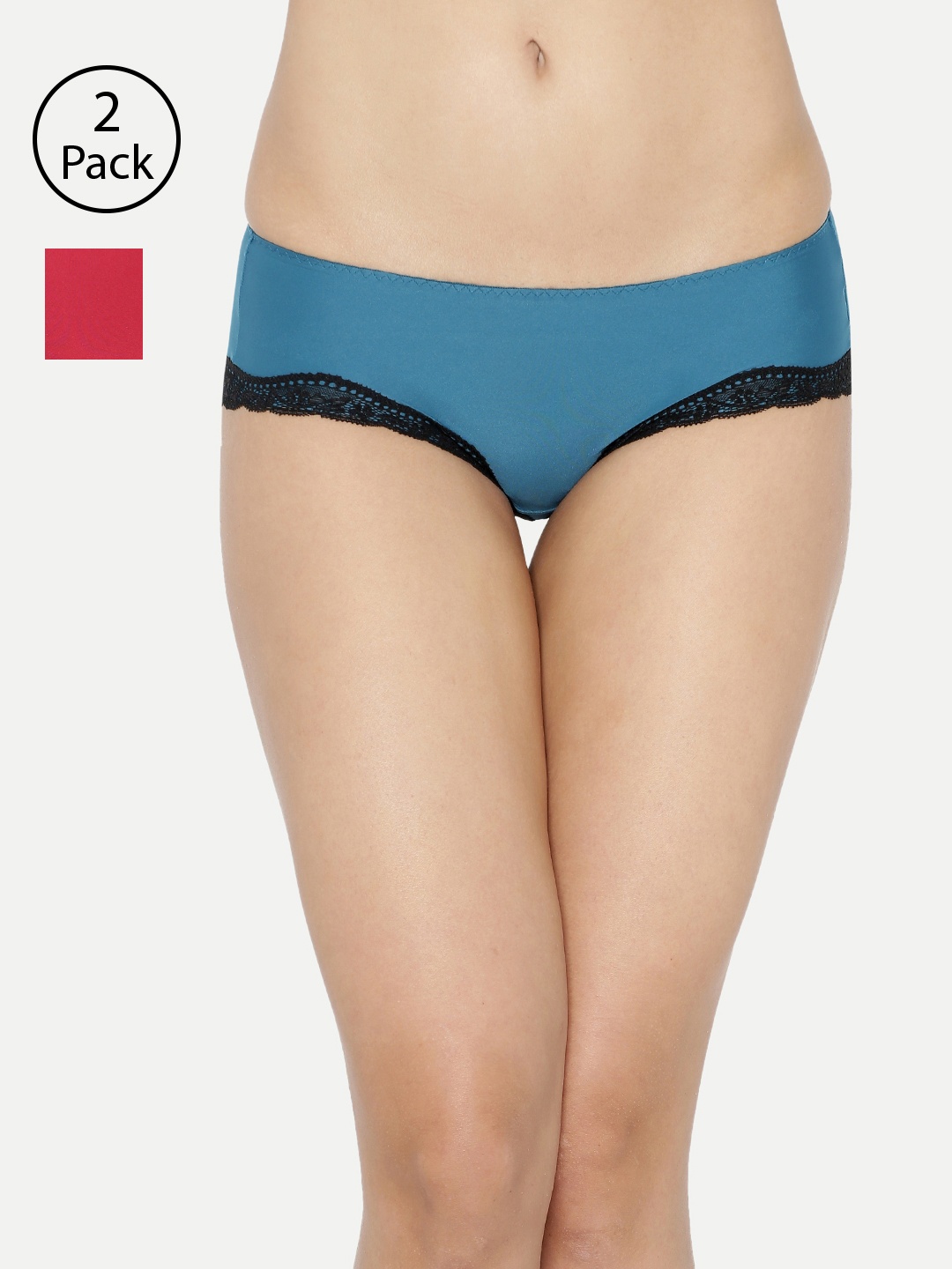

Triumph Stretty 124 Hipster Independent Everyday Lace Brief - Pack of 2, Assorted