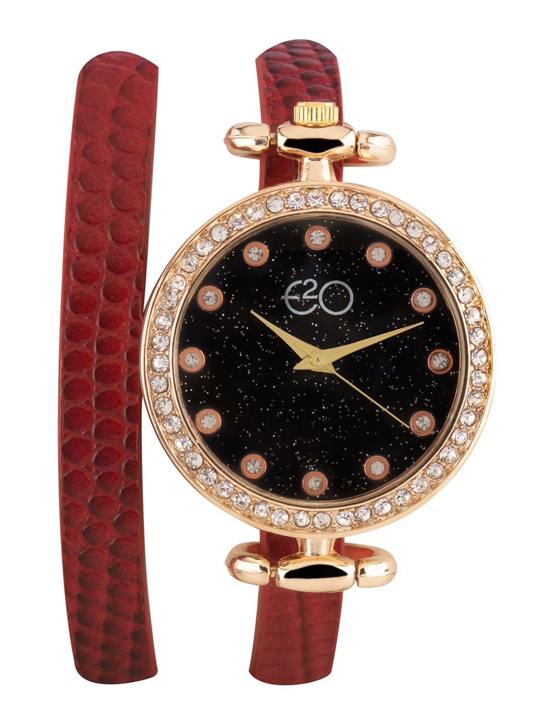

E2O Women Black & Maroon Analogue Watch 8907038079515
