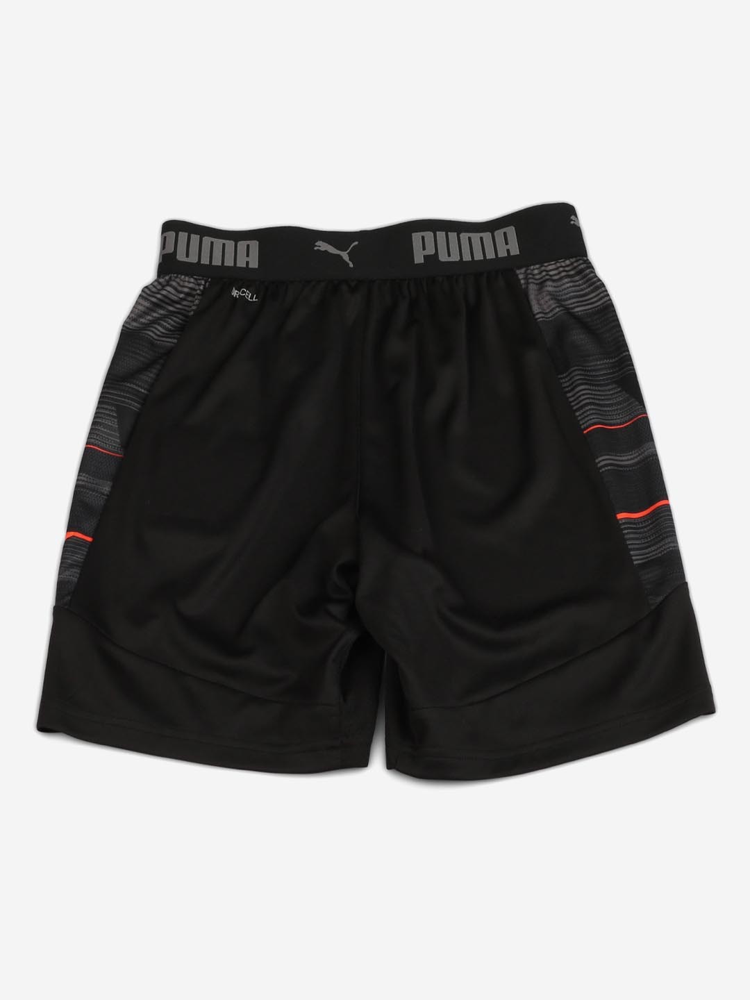 

Puma Boys Black Solid Regular Fit Graphic Nrg Sports Shorts