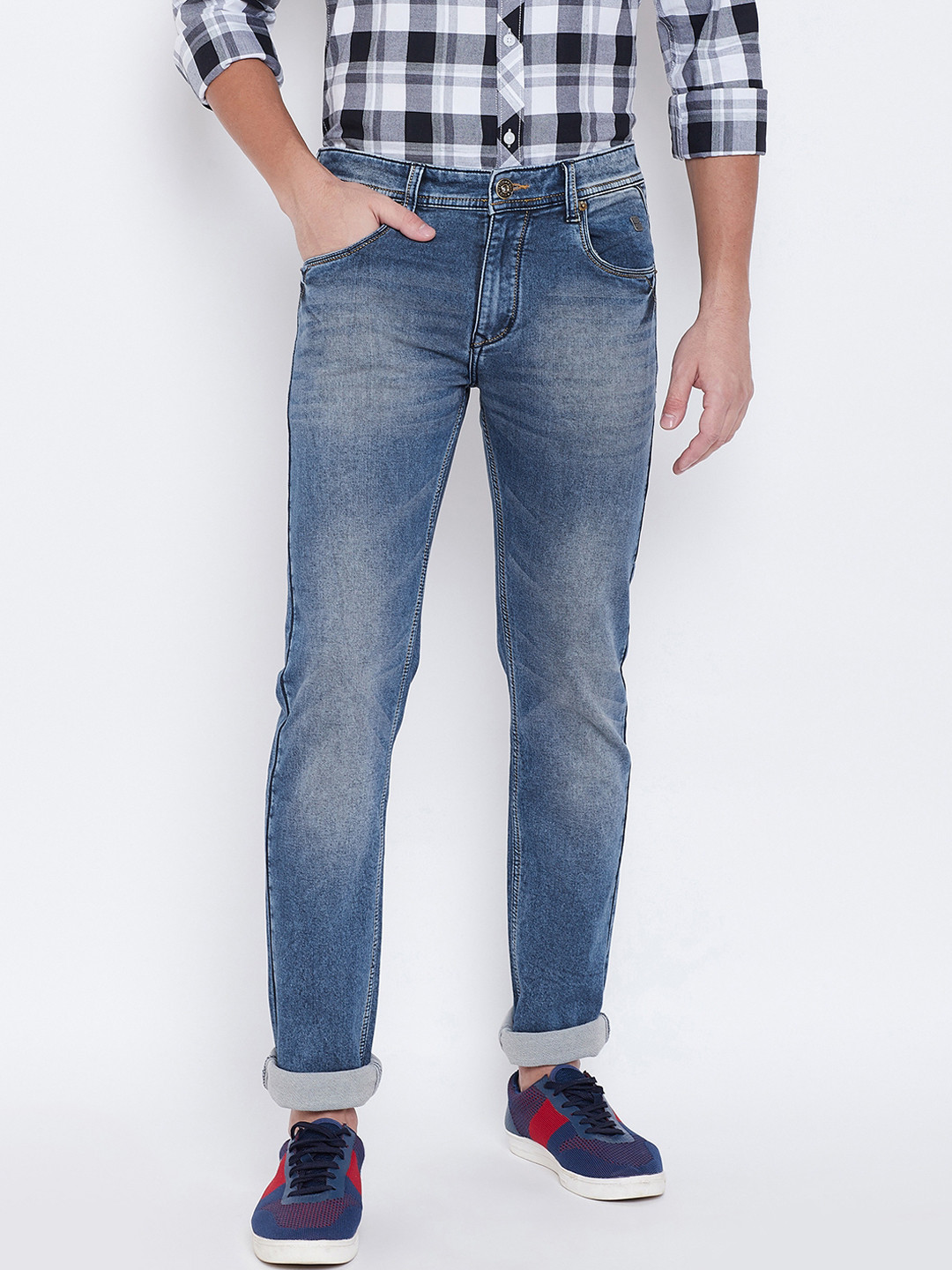 

Duke Men Blue Regular Fit Jeans