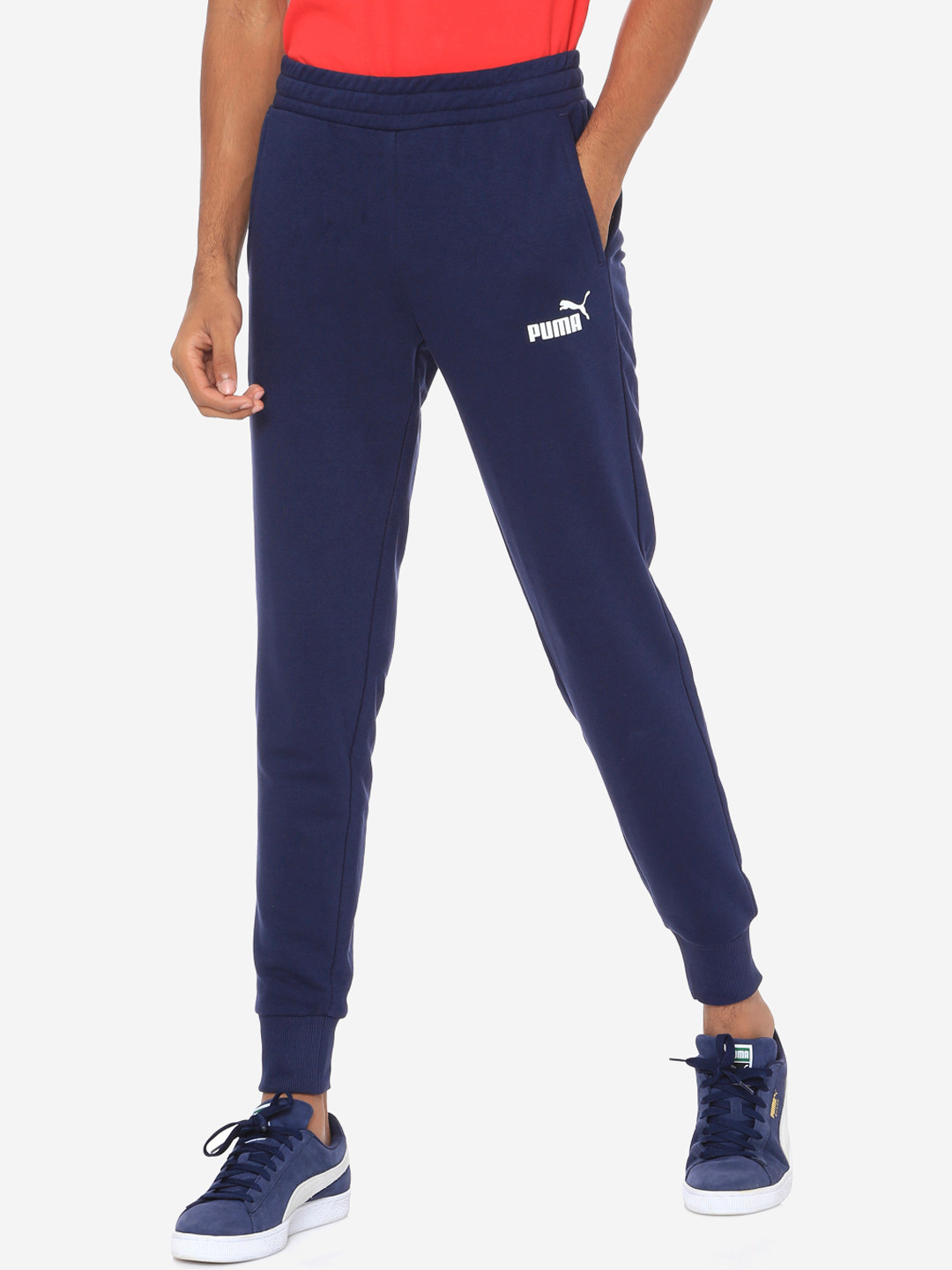 

Puma Men Navy Blue ESS Plus Slim Joggers