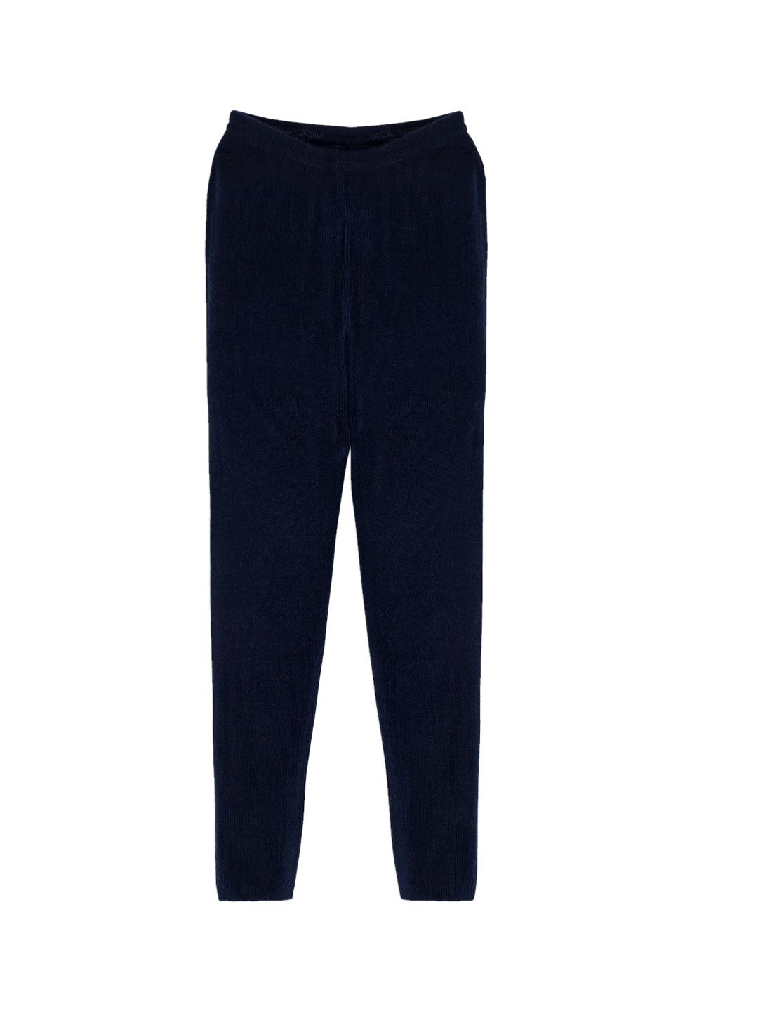 

RVK Girls Navy Blue Solid Ankle-Length Leggings
