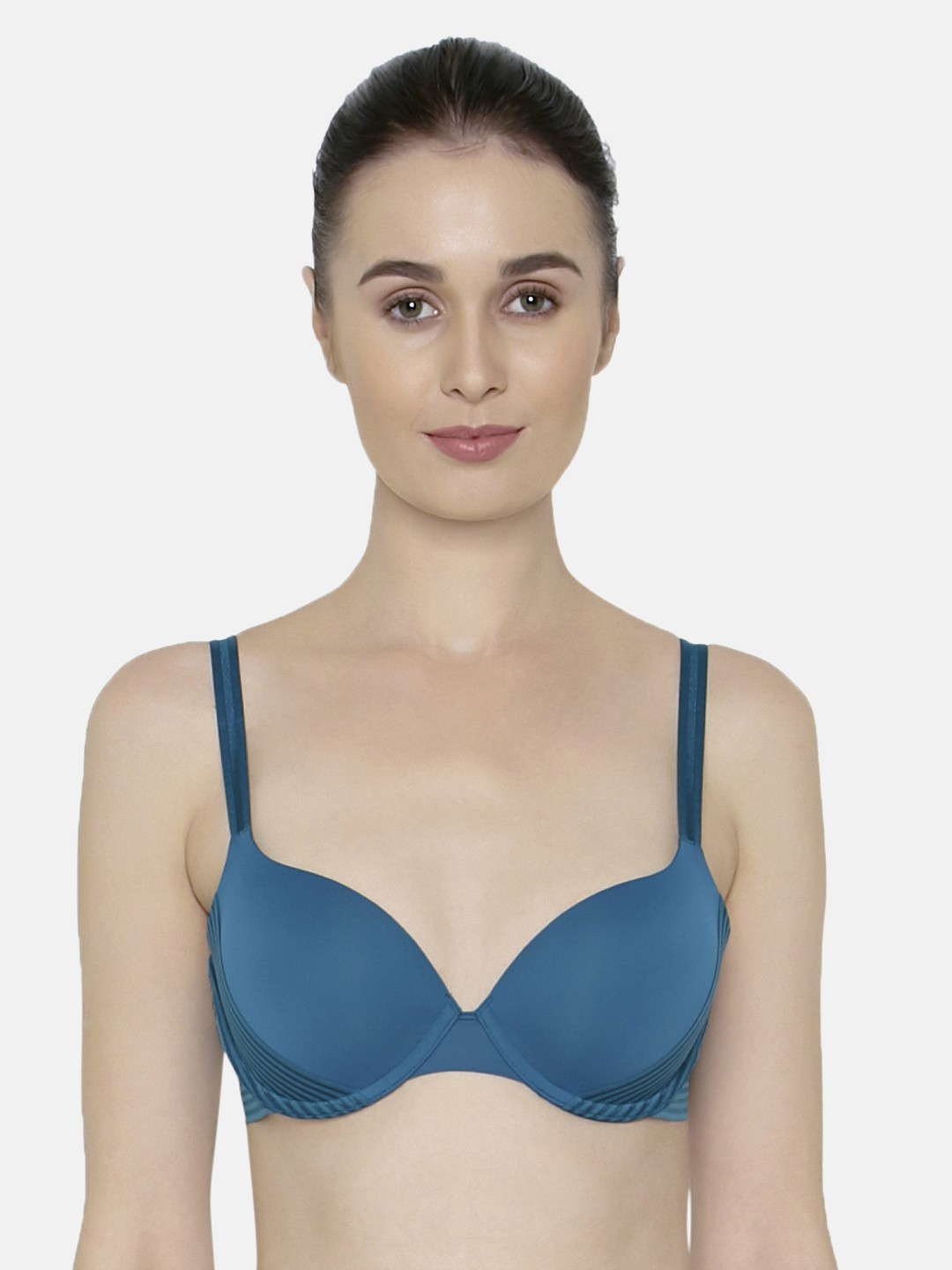 

Triumph T-Shirt Bra 158 Invisible Wired Padded Perfect Support Bra, Blue