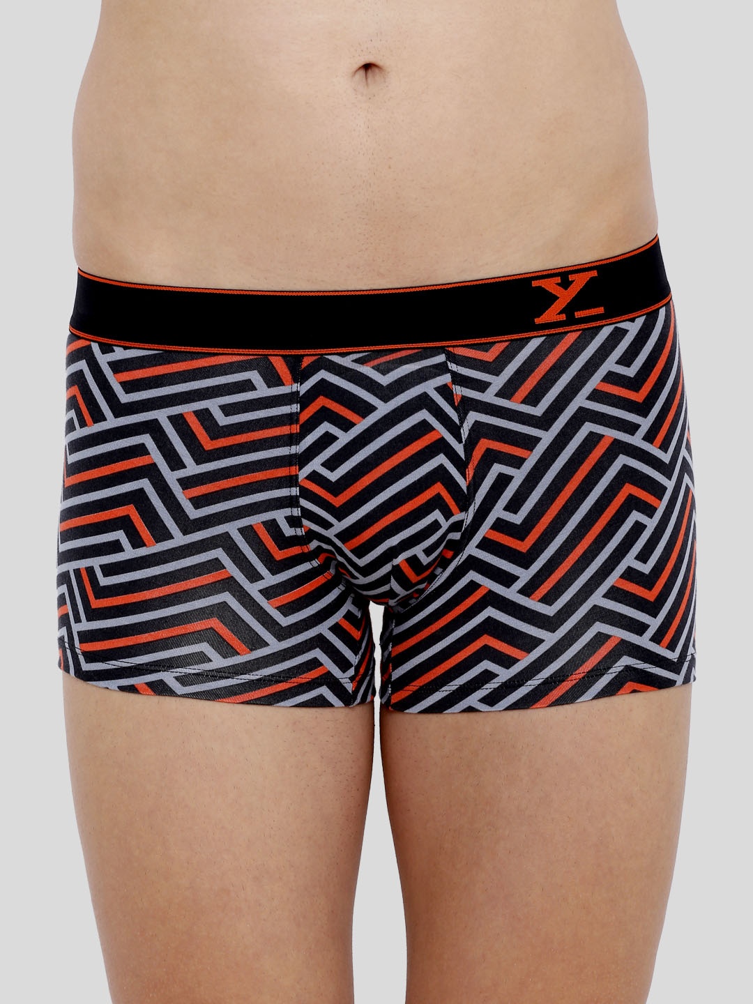 

XYXX Men IntelliSoft Antimicrobial Micro Modal Linea Trunks XYTRNK63, Red