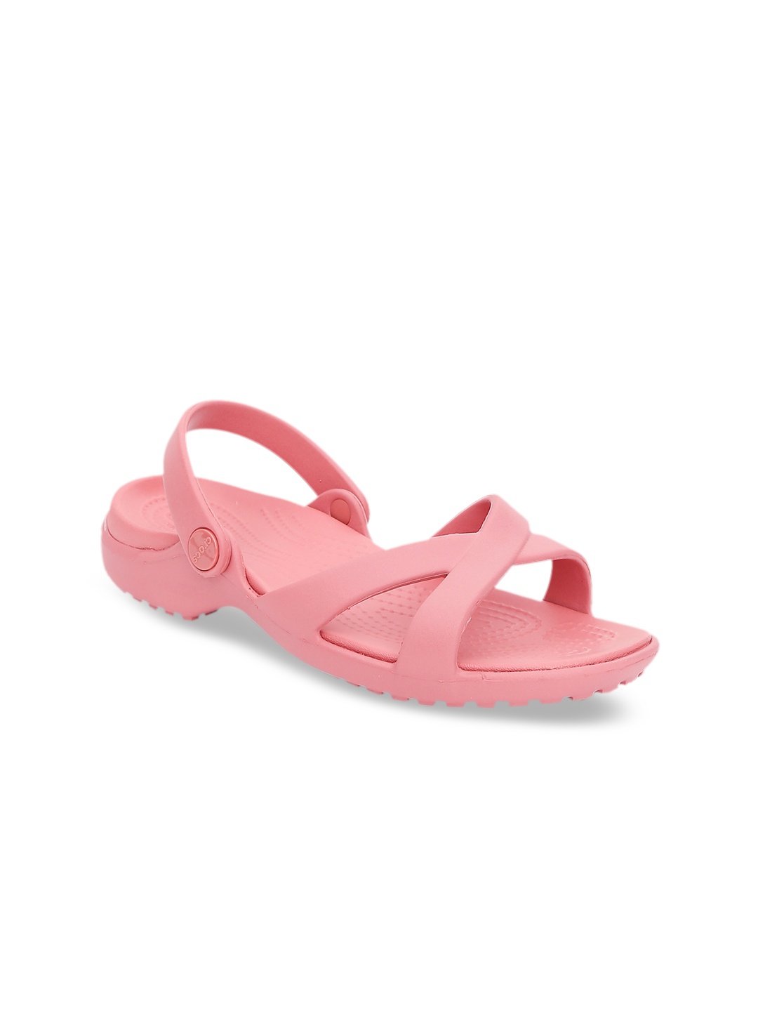 Crocs Meleen Women Pink Solid Open Toe Flats