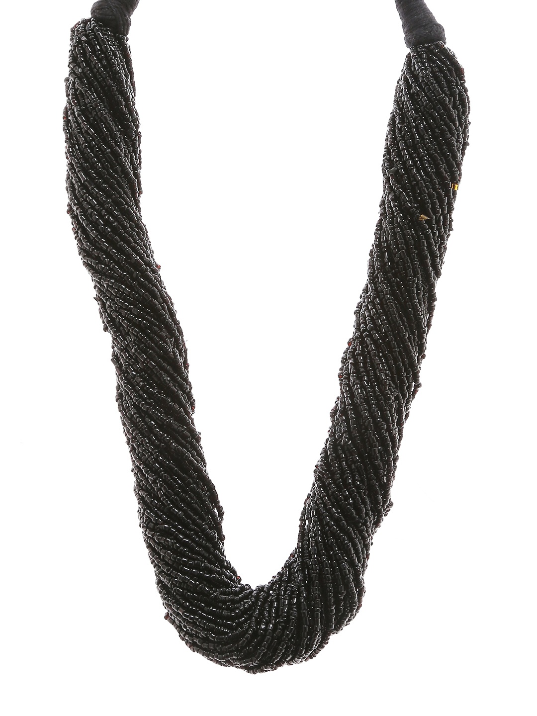 

Bamboo Tree Jewels Black Metal Handcrafted Necklace