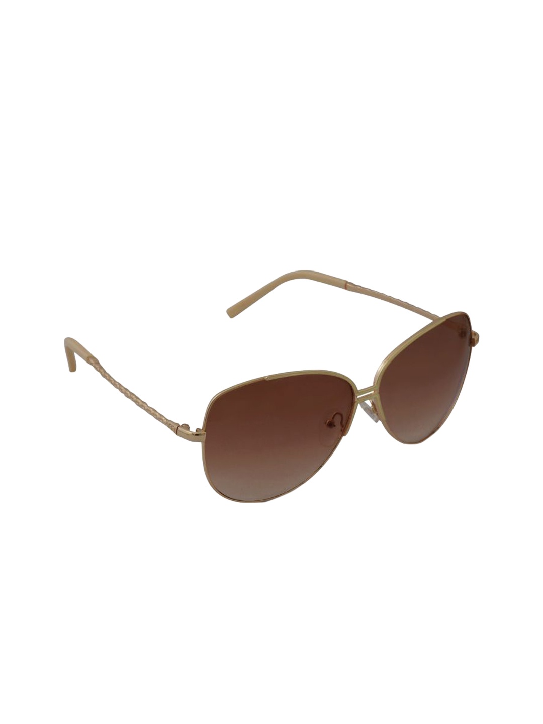 

GIO COLLECTION Women UV Protected Oval Sunglasses GL5066C07X, Brown