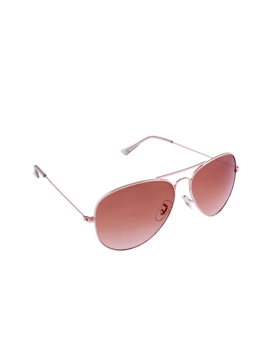GIO COLLECTION Unisex UV Protected Aviator Sunglasses G0003C02GRYX, Brown