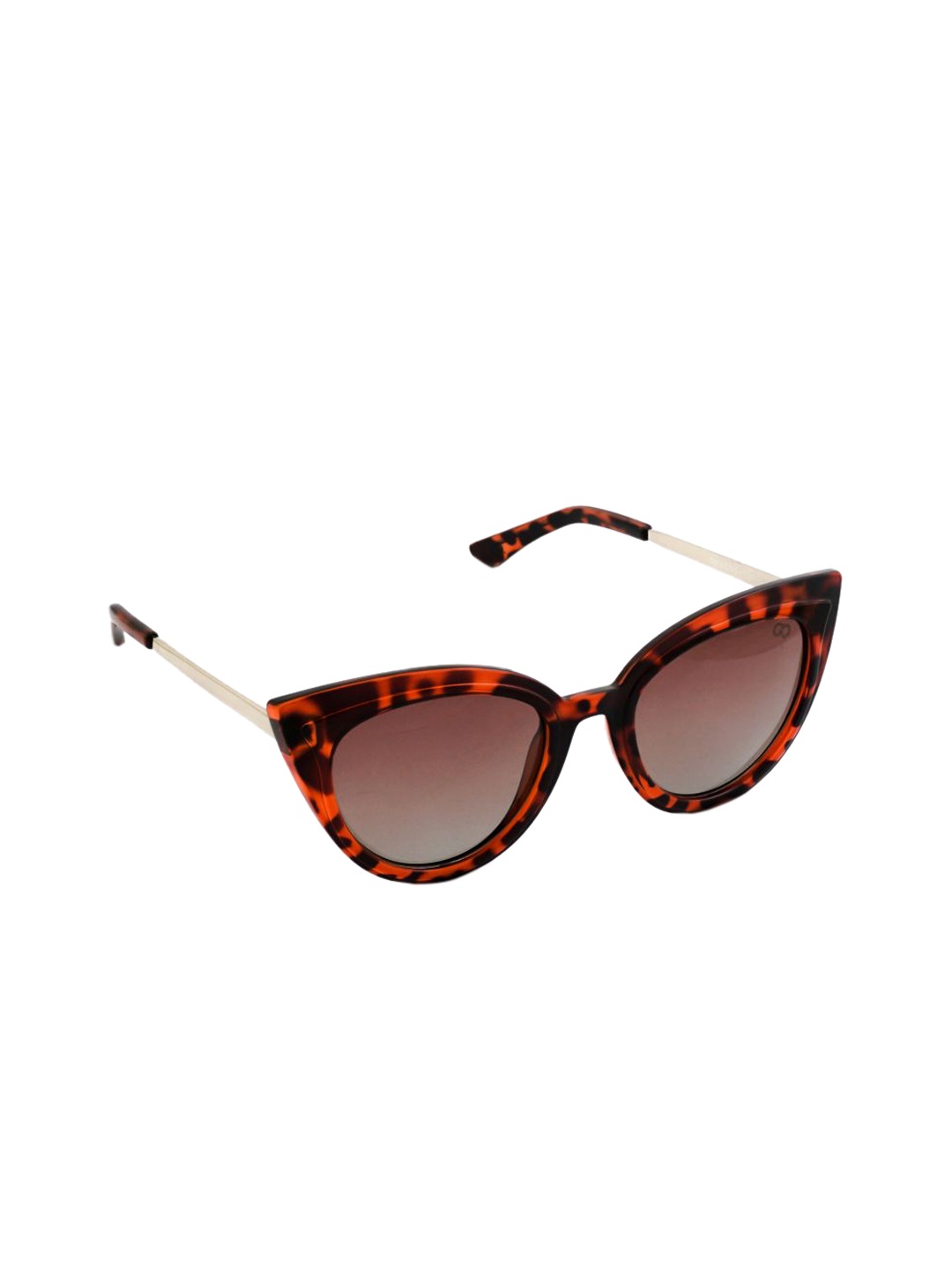 

GIO COLLECTION Women UV Protected Cateye Sunglasses GM1015C02, Brown