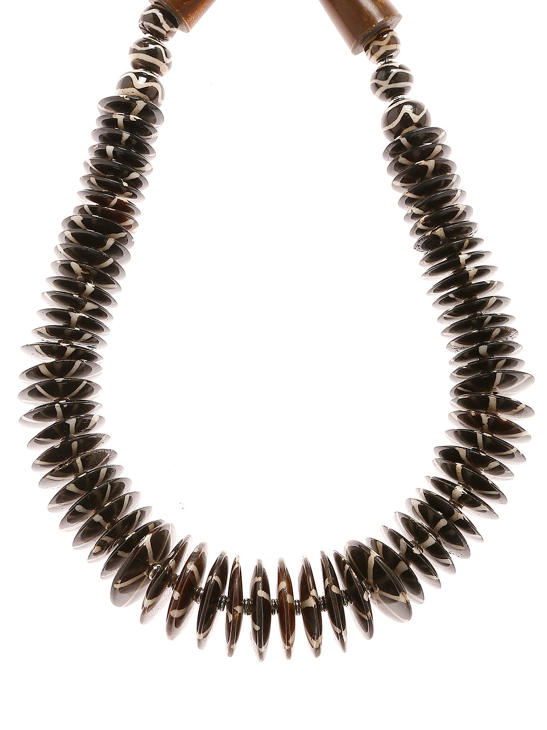 

Bamboo Tree Jewels Brown Handcrafted Beaded Necklace