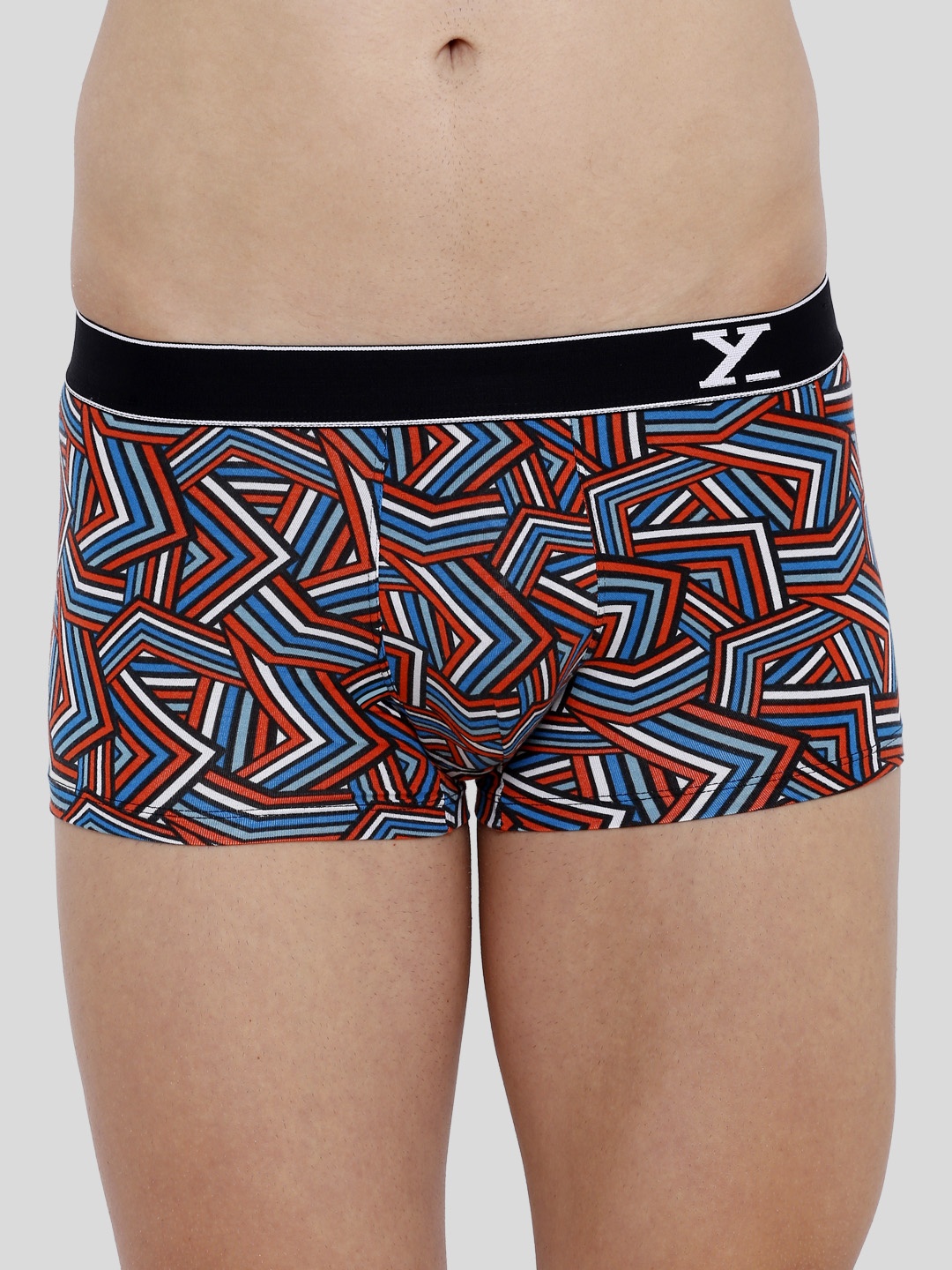 

XYXX Men IntelliSoft Antimicrobial Micro Modal Linea Trunks XYTRNK67, Red