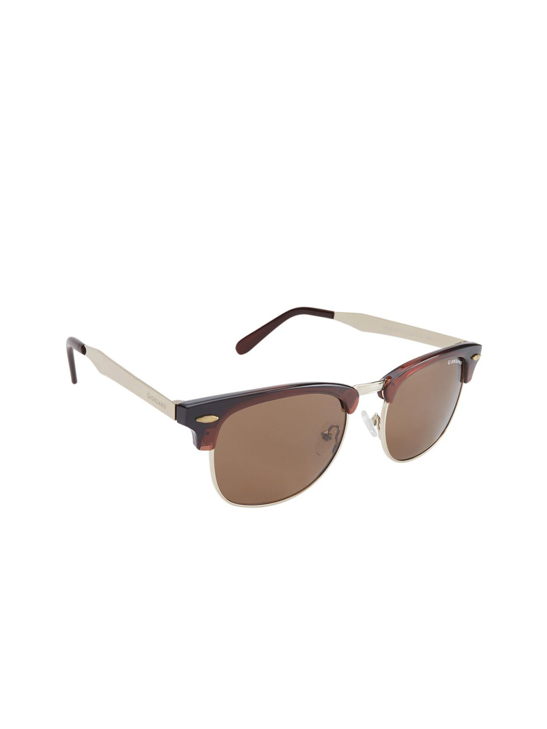 

GIORDANO Women UV Protected Lens Oversized Sunglasses GA90144C10, Brown