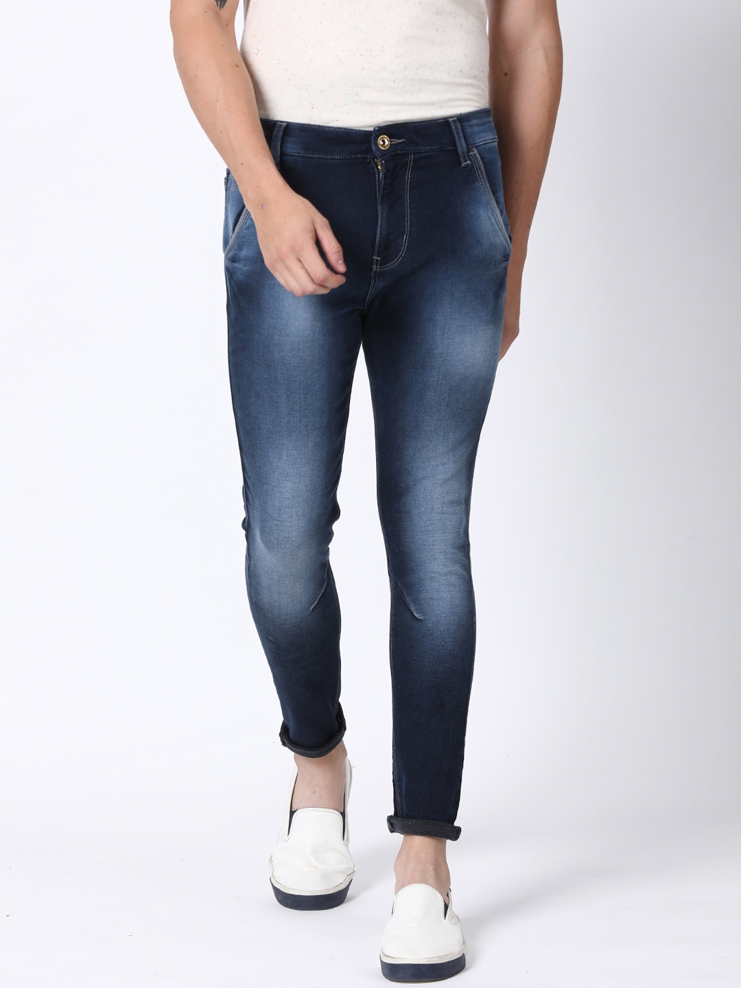 

Llak Jeans Men Blue Skinny Fit Mid-Rise Clean Look Stretchable Jeans