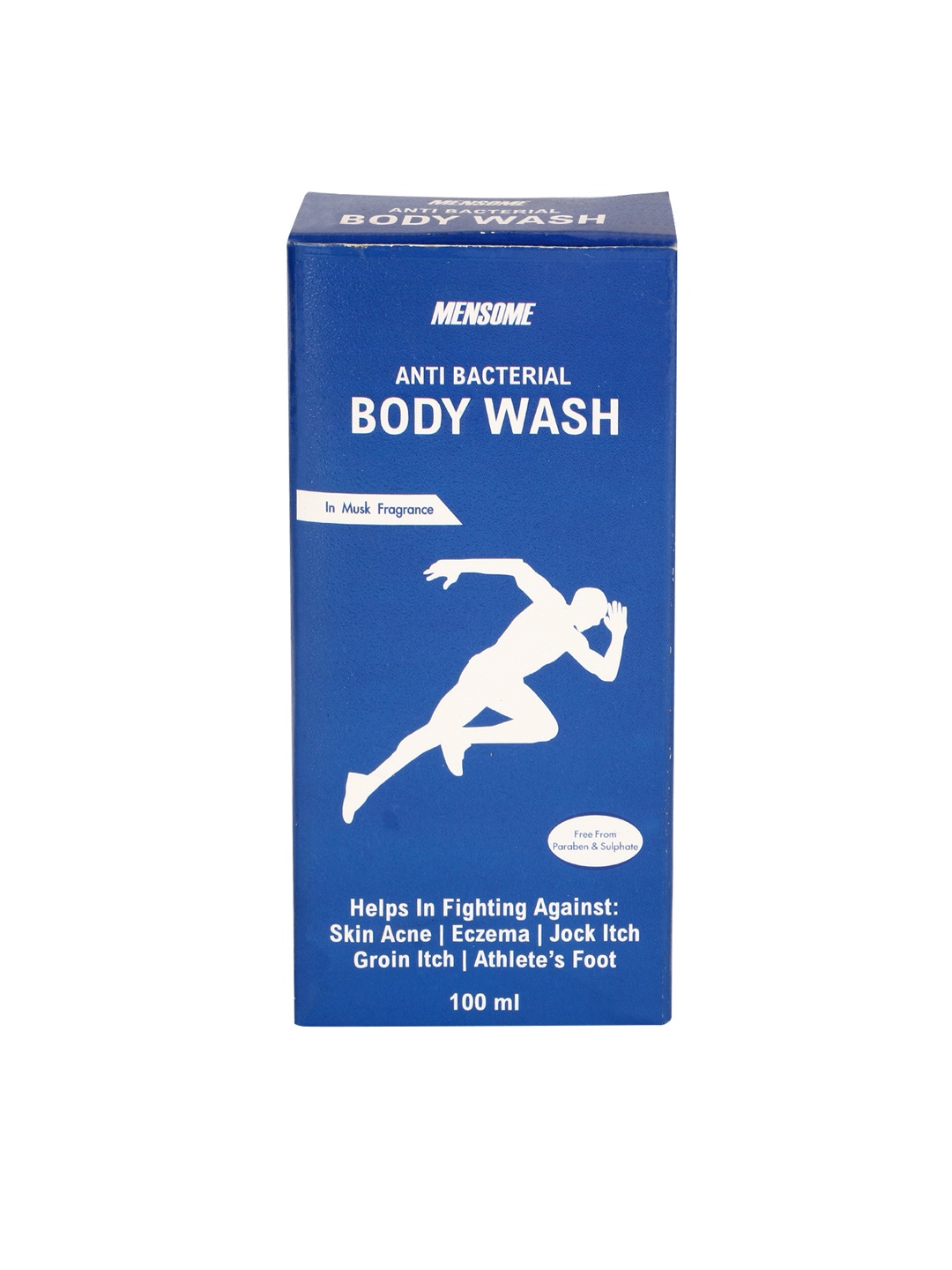 

MENSOME Unisex Anti bacterial body wash in musk fragrance, 100 ml, Blue