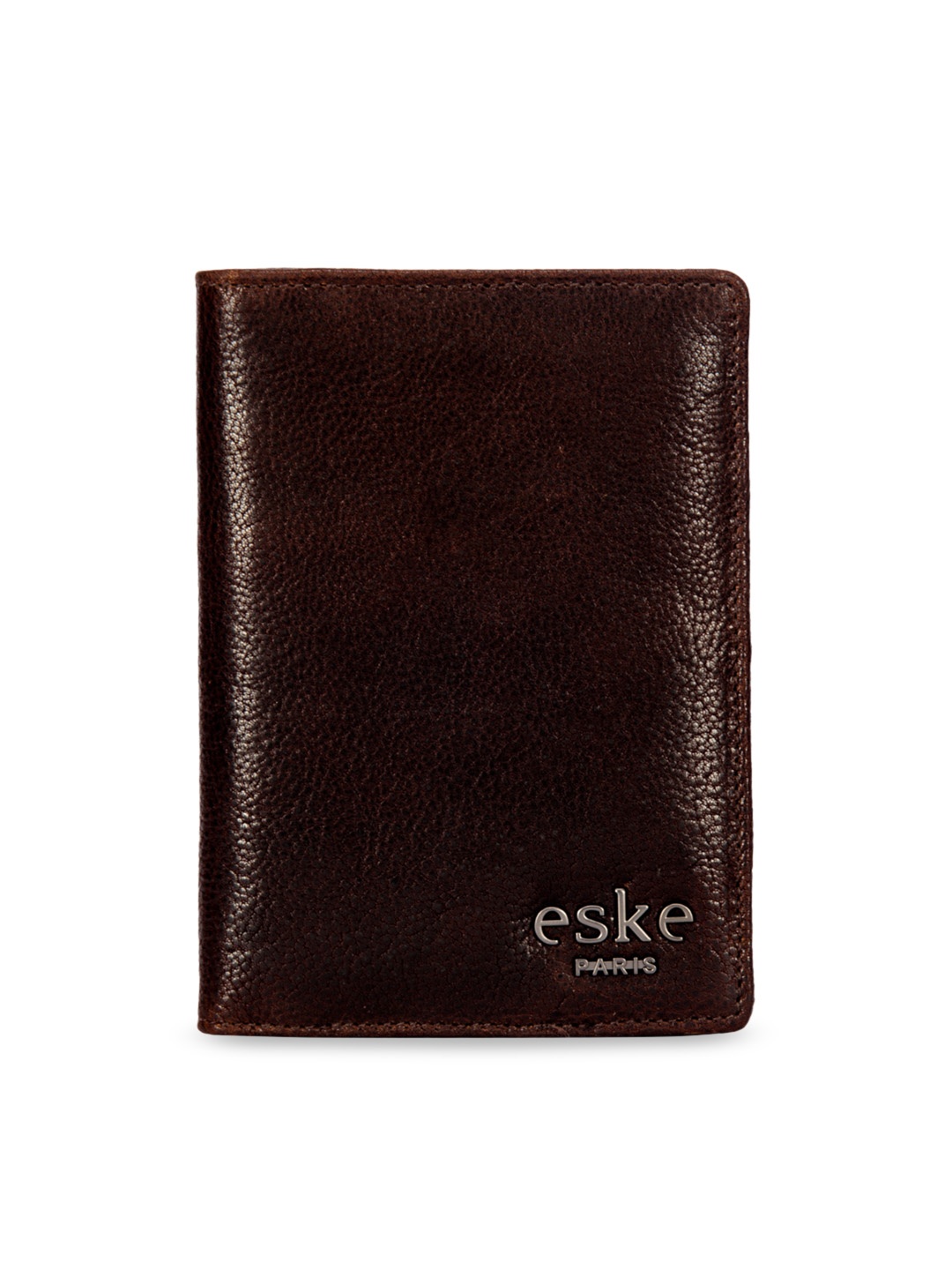 

Eske Unisex Brown Textured Passport Holder