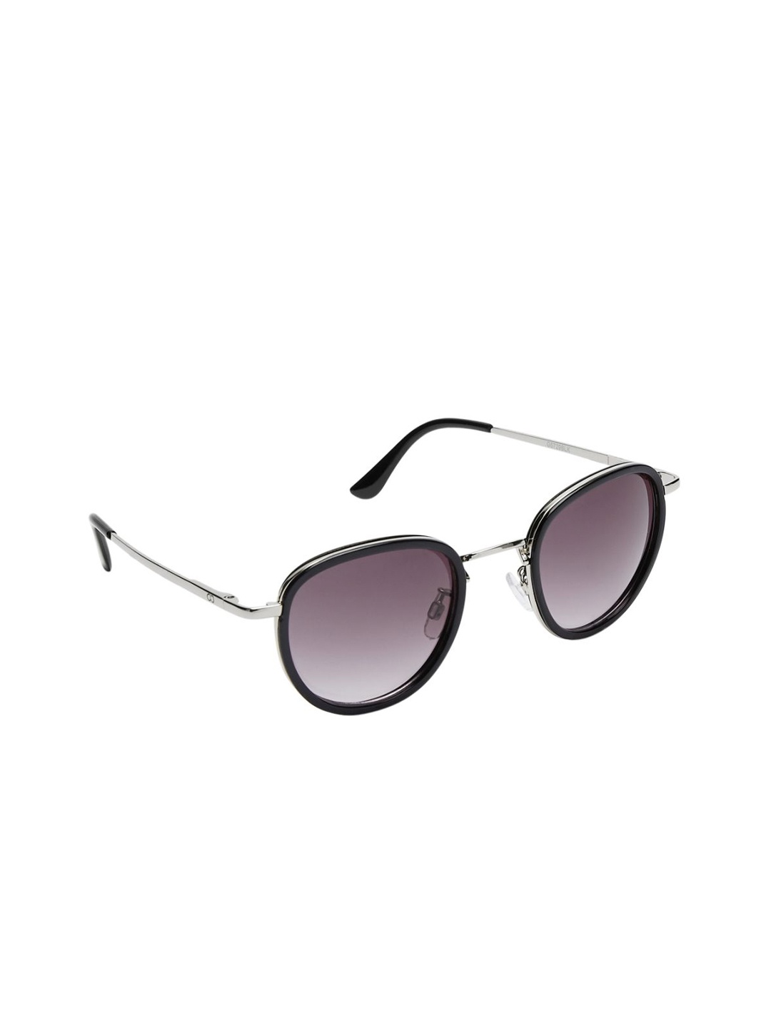 

GIO COLLECTION Women Oval Sunglasses G6729BLKX, Grey