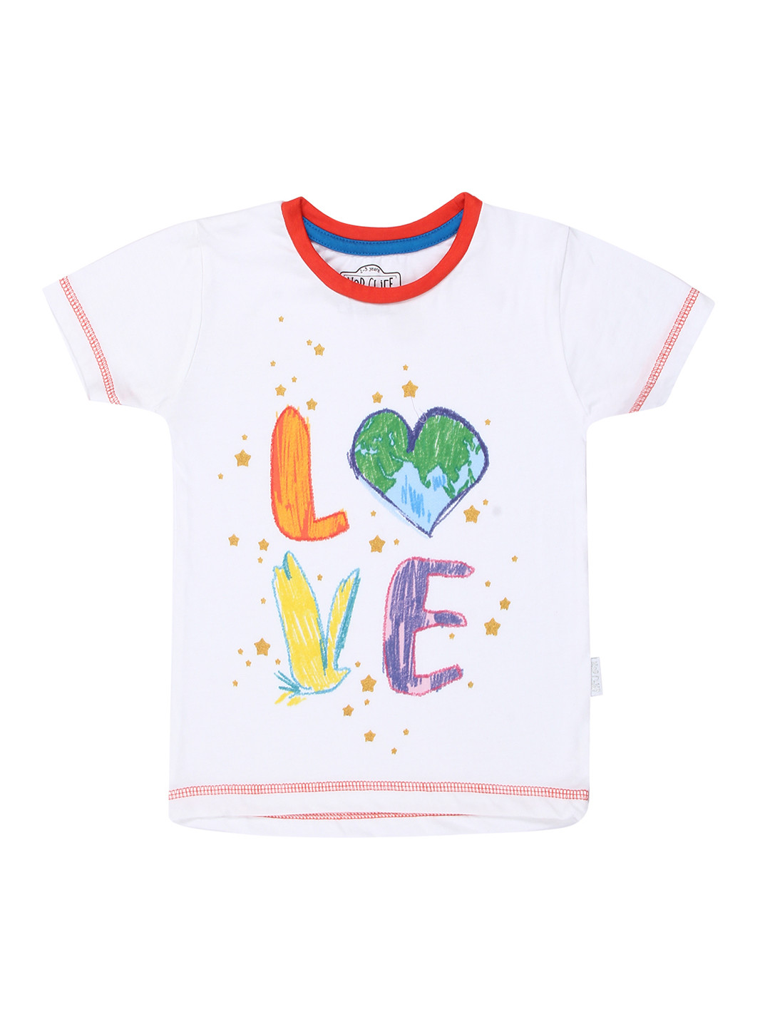 

Nap Chief Unisex White Printed Round Neck T-shirt