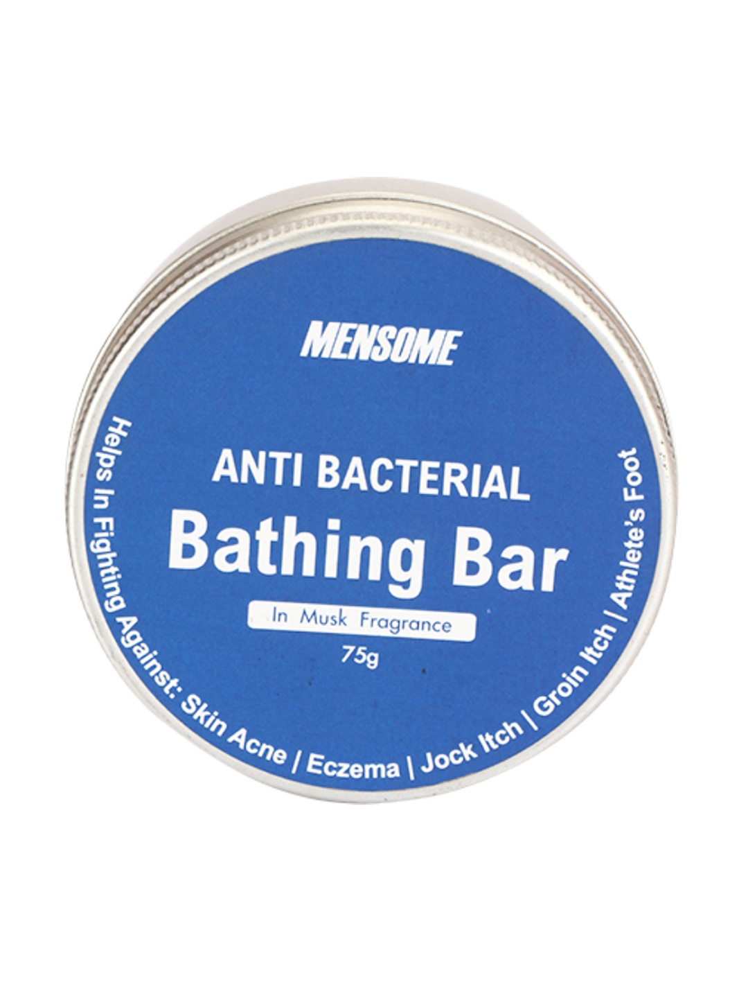 

MENSOME Unisex Anti bacterial Bathing Bar in musk fragrance, 75 g, Blue