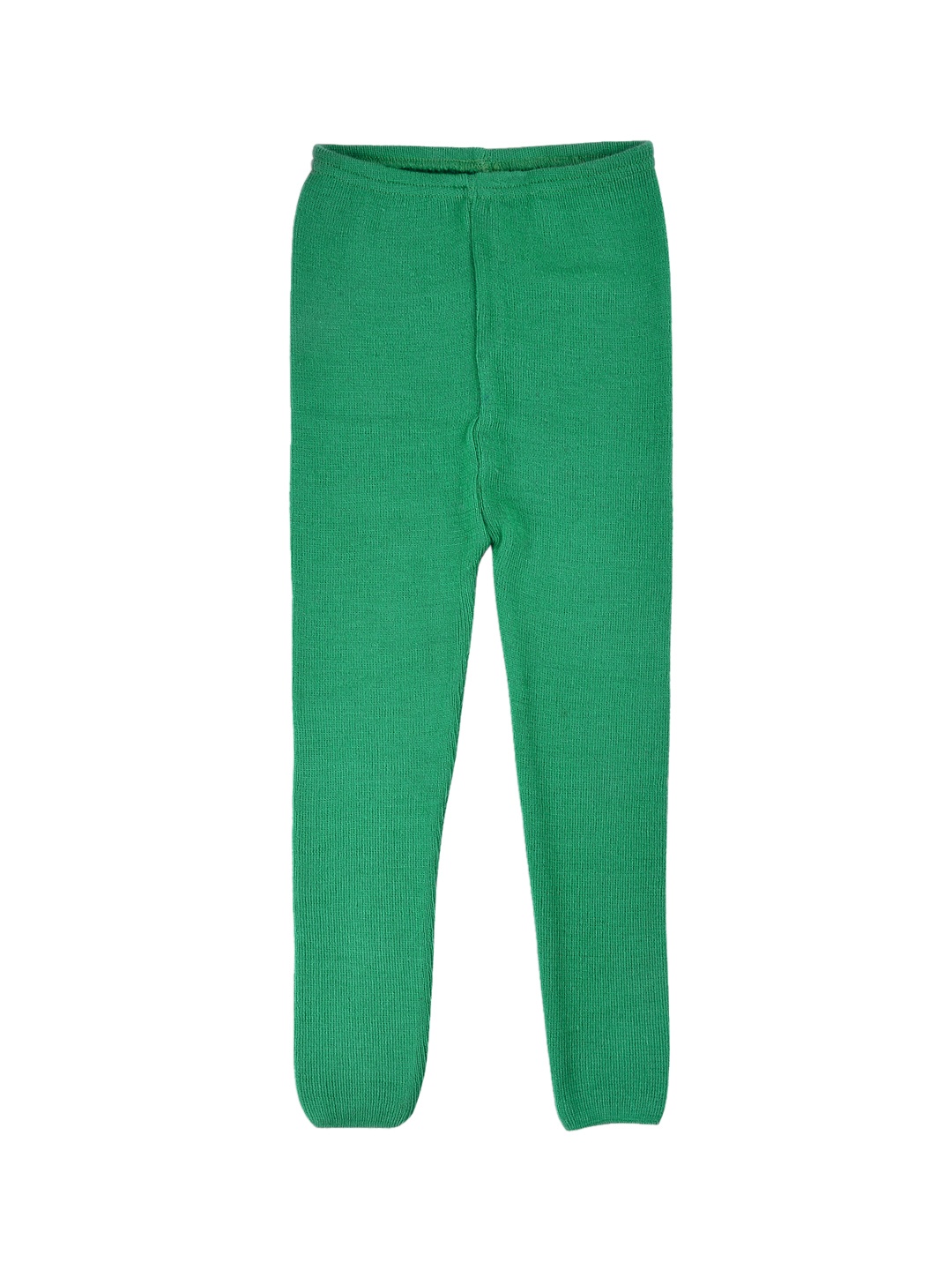 

RVK Girls Green Solid Ankle-Length Leggings