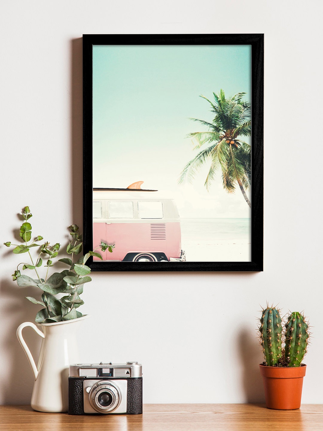 

Art Street White & Green Printed Synthetic Wood Framed Individual Wall Art