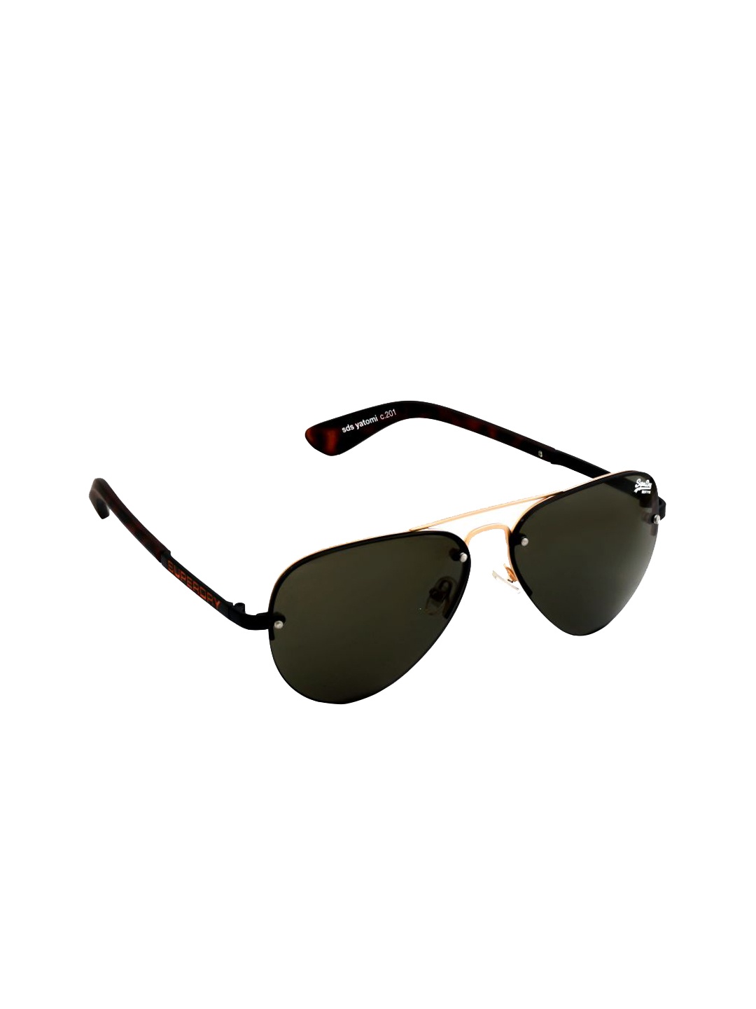 

Superdry Unisex Aviator Sunglasses SDS-YATOMI-201, Green