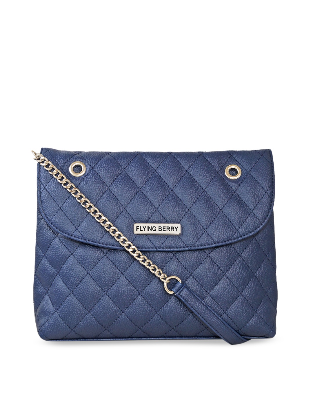 

FLYING BERRY Blue Solid Sling Bag