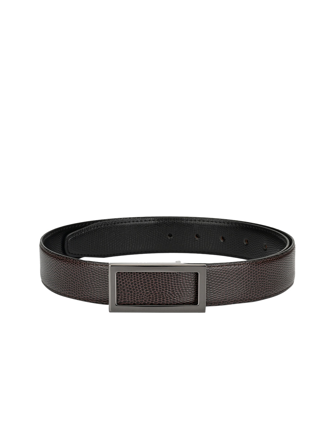 

Calvadoss Men Brown Textured Belt