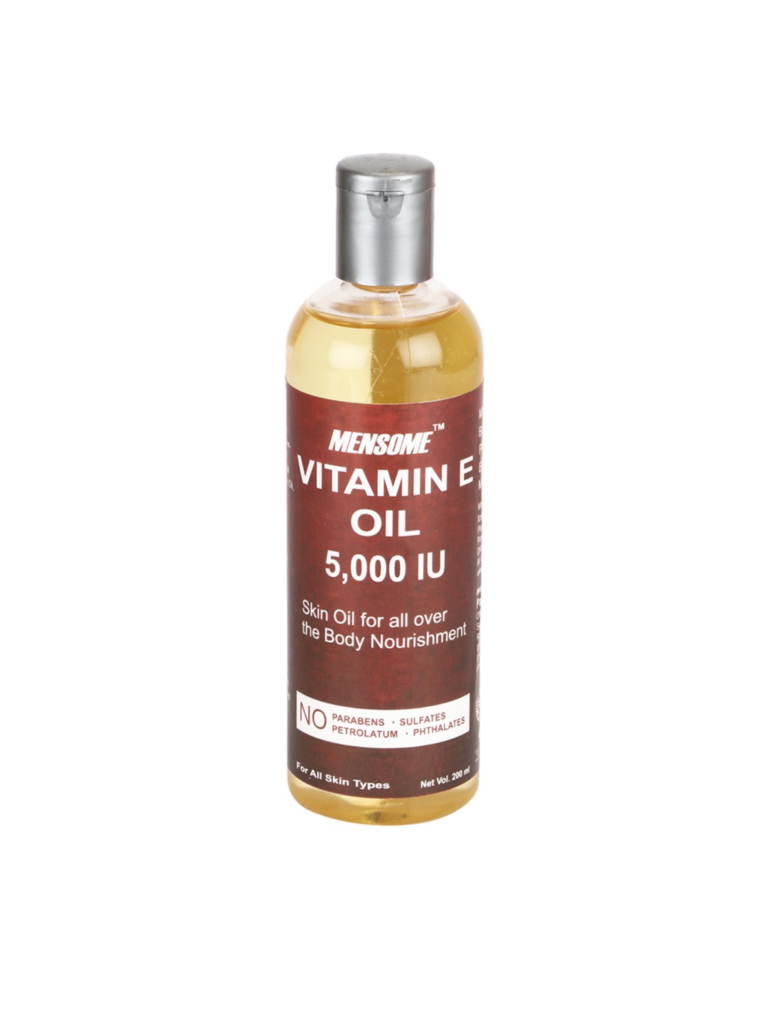 

MENSOME Unisex Vitamin E oil of 5000 IU, 200 ml, Gold
