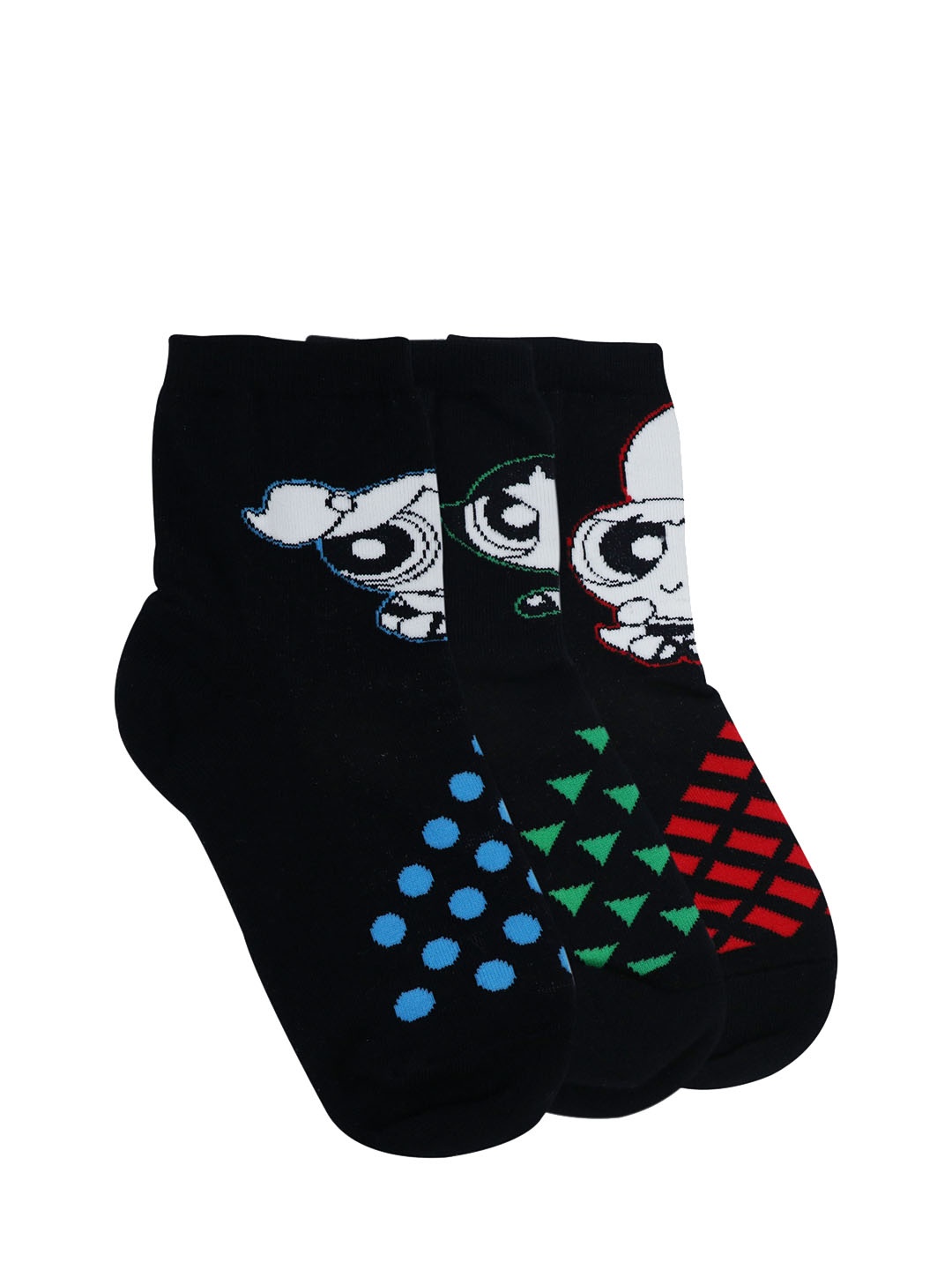 

Cartoon Network x Powerpuff Girls Women Pack of 3 Assorted Ankle-Length Socks