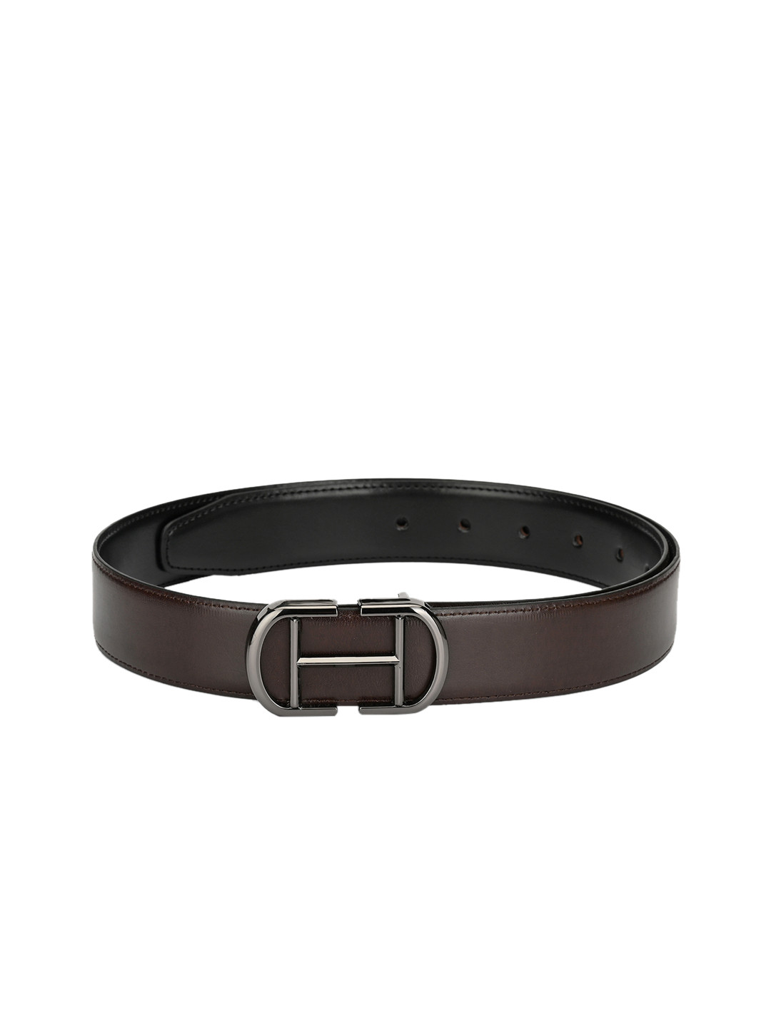 Calvadoss Men Brown Solid Belt