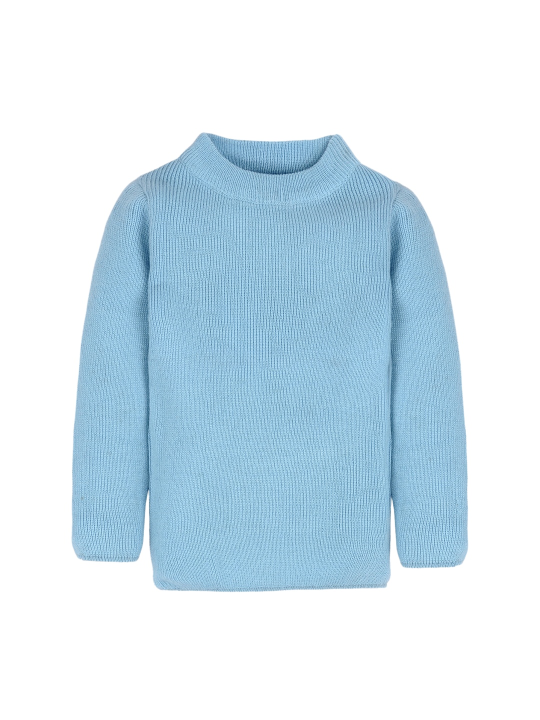 

RVK Kids Blue Solid Pullover Skivvy Sweater