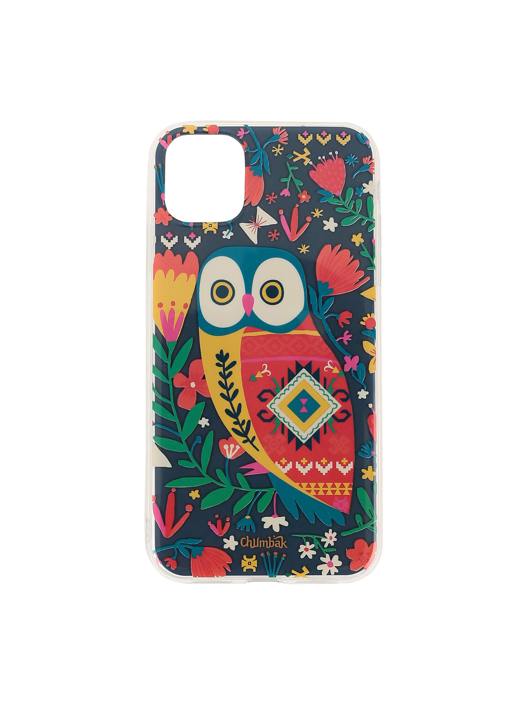 

Chumbak Blue & Red Printed iPhone XI Pro Mobile Case Cover