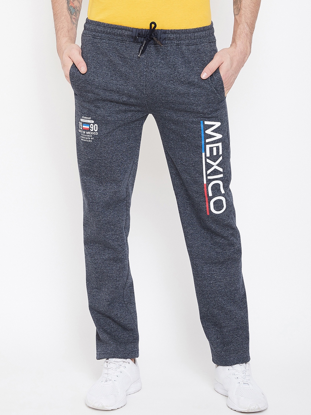 

Duke Men Blue Solid Track Pants