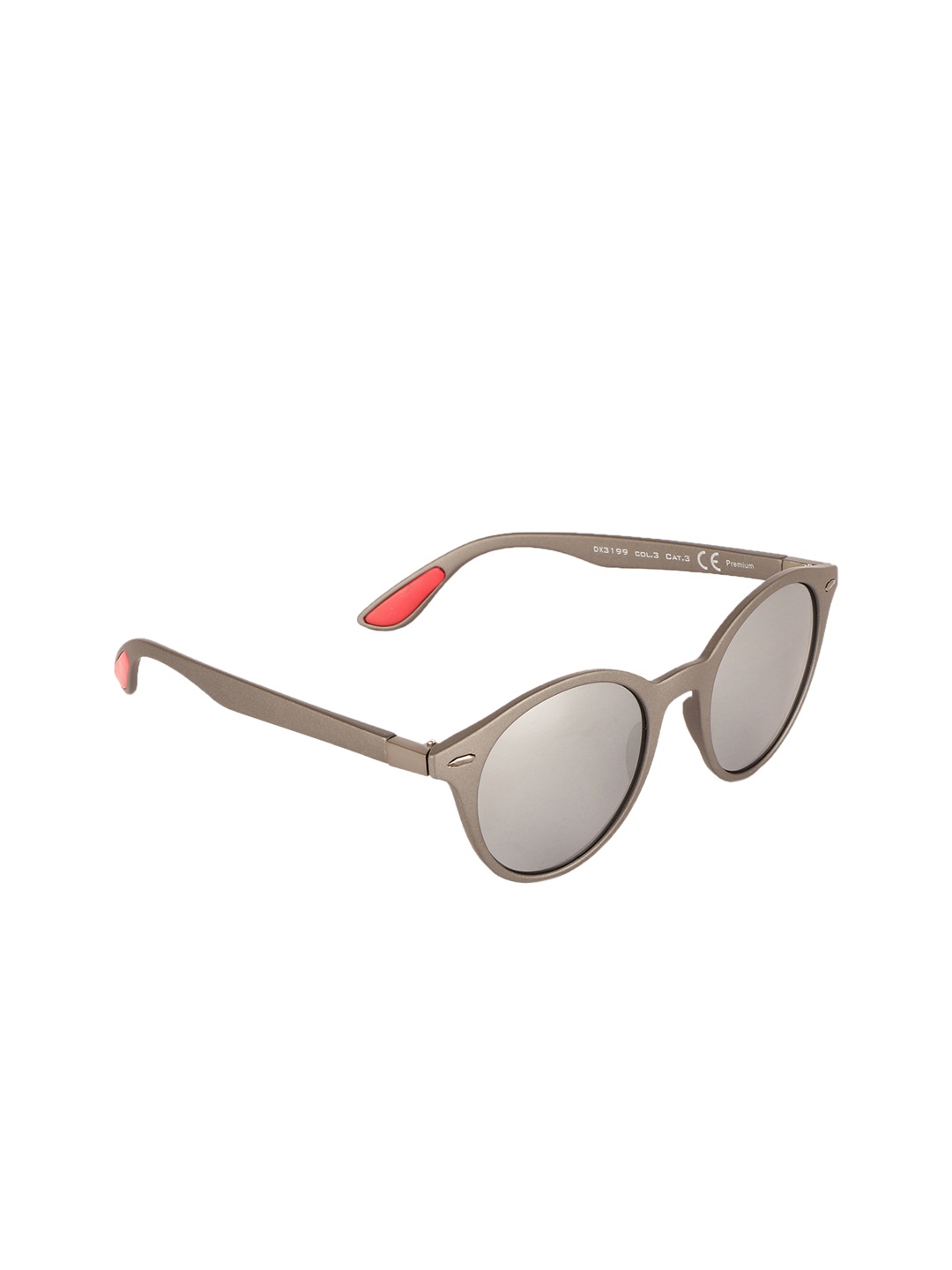 

Daniel Klein Men Round Grey Sunglasses DK3199-C3