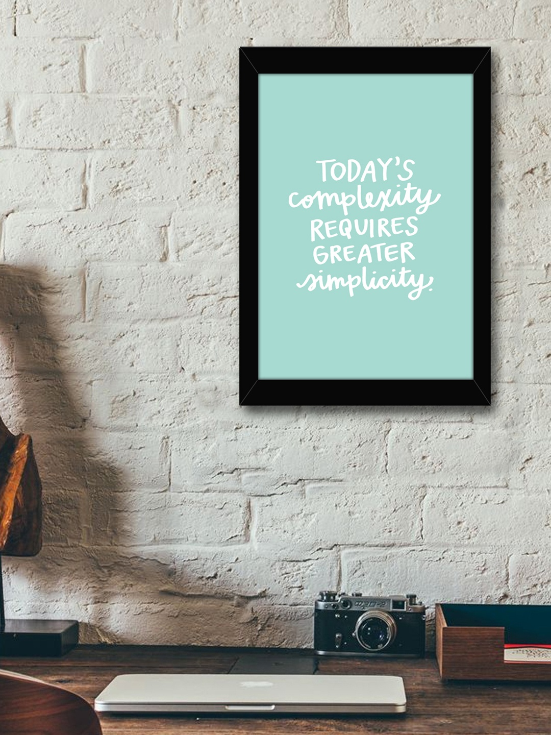 

TIED RIBBONS Black & Green Inspirational Printed Wall Art