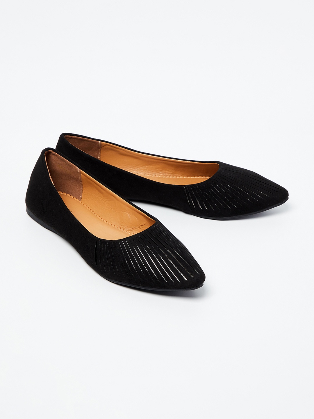 

CODE by Lifestyle Women Black Solid Ballerinas