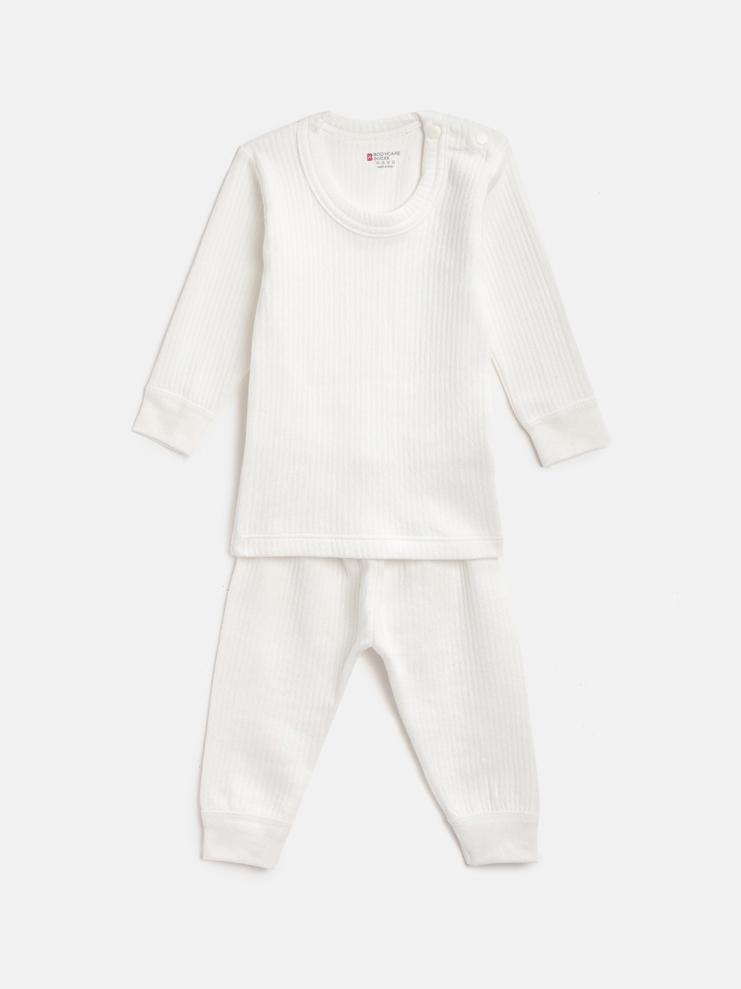 

BODYCARE INSIDER Kids Off-White Anti Bacterial Solid Thermal Set