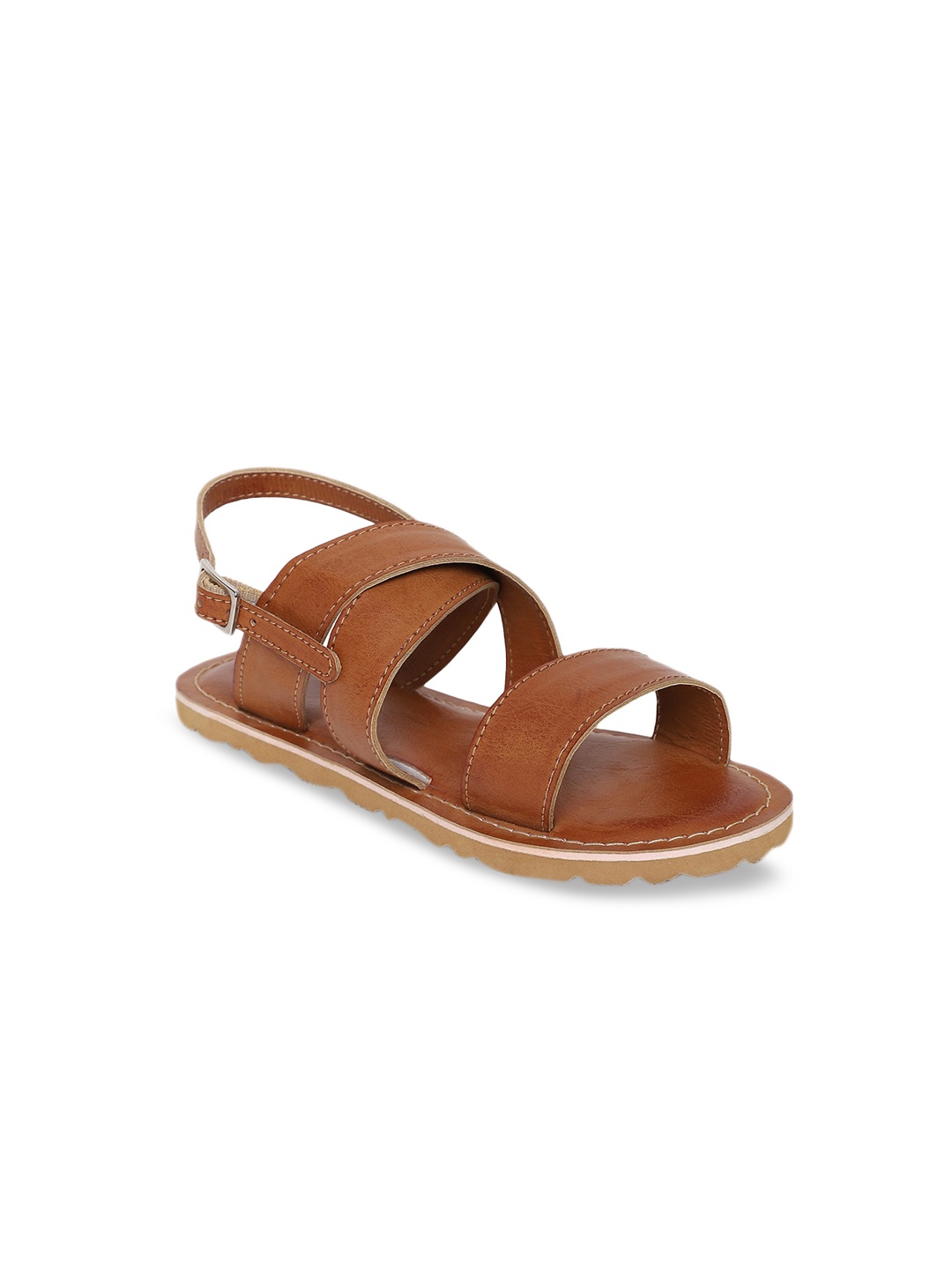 

Tiber Taber Boys Brown Solid Sandals