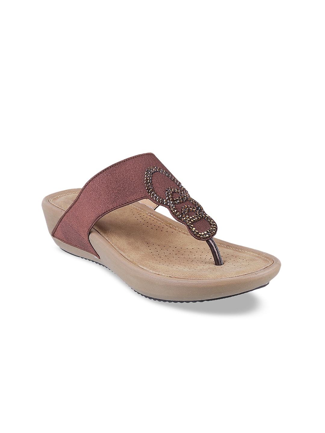 

Metro Women Brown Embellished Heels