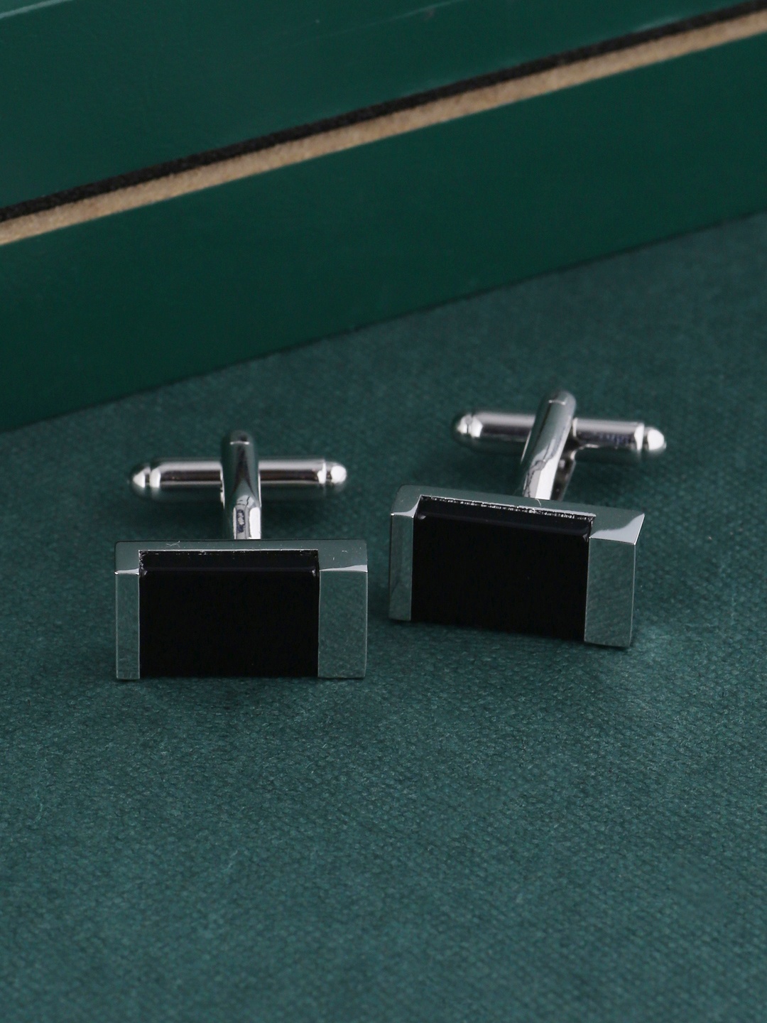 Tistabene Black Square Cufflinks