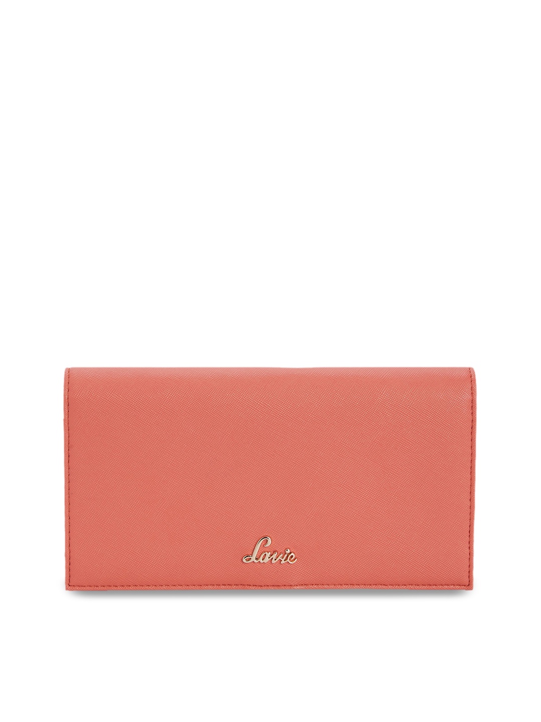 

Lavie Women Orange Solid Two Fold Wallet