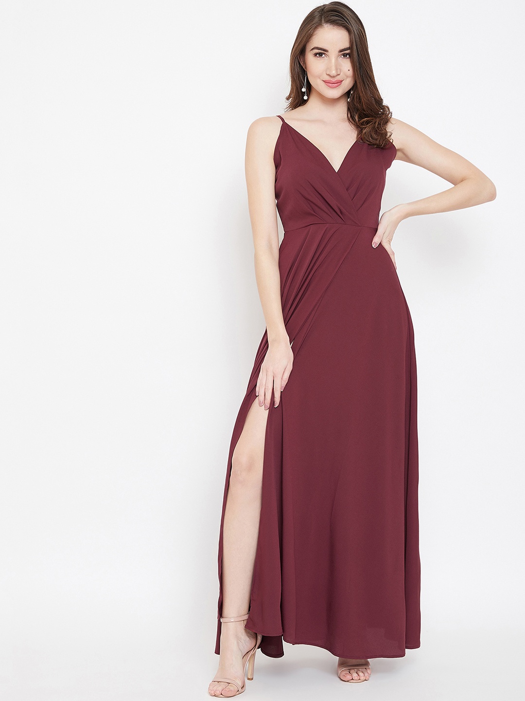 

Berrylush Drop Dead Gorgeous Cocktail Dress, Maroon