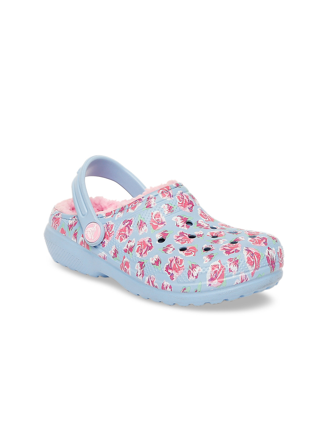 

Crocs Classic Kids Blue Pink Clogs