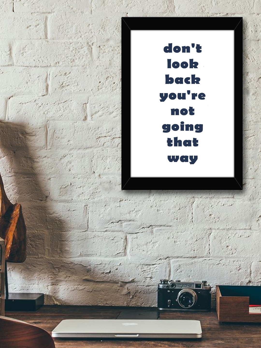 

TIED RIBBONS Black & White Solid Typographic Wall Art