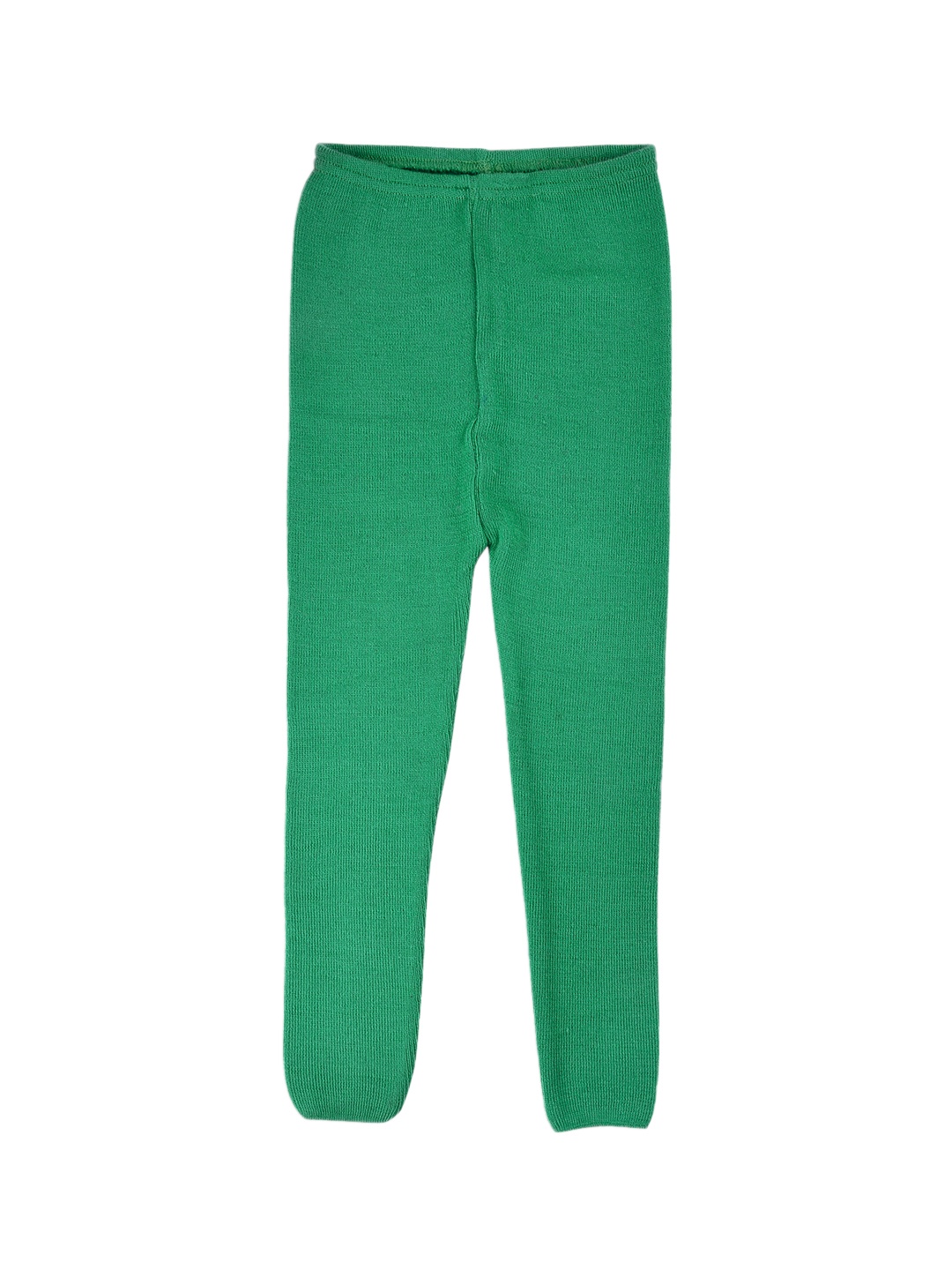 

RVK Girls Green Solid Ankle-Length Leggings