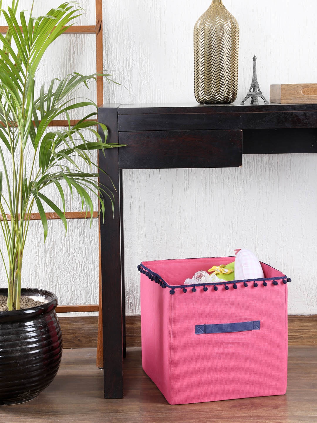 

My Gift Booth Pink Solid Multi-Utility Storage Cube