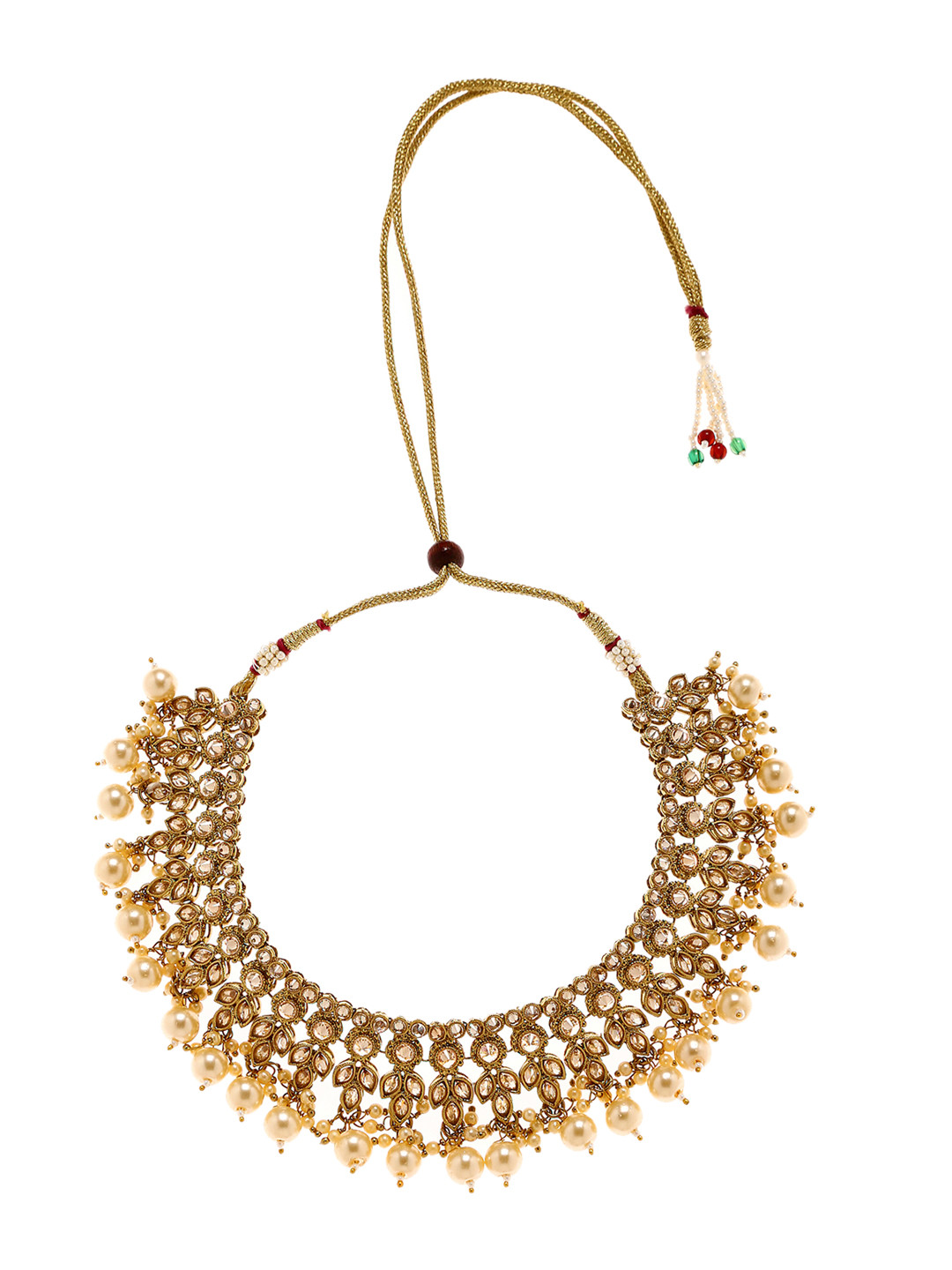 

Bamboo Tree Jewels Gold Toned Handcrafted Necklace