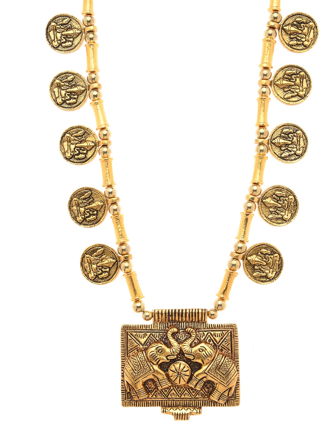 

Bamboo Tree Jewels Gold-Toned Handcrafted Necklace